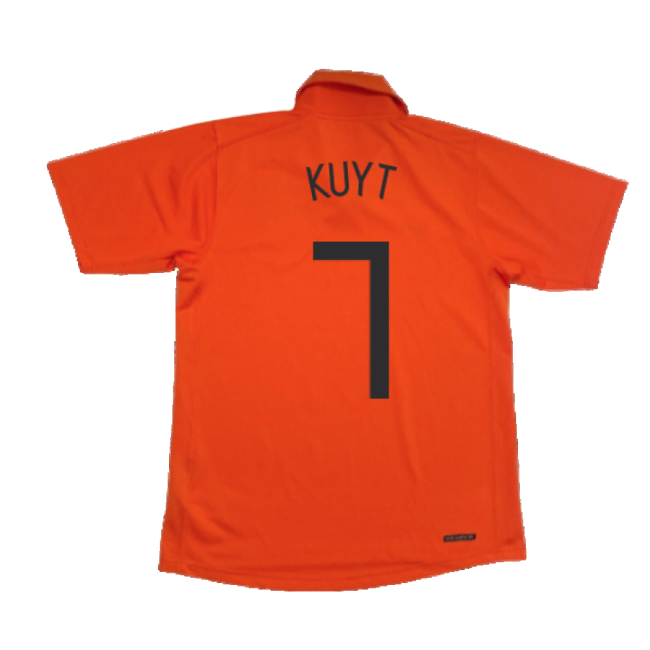 Holland 2006-08 Home Shirt (M) ((Good) M) (Kuyt 7)-Football Jersey Hub