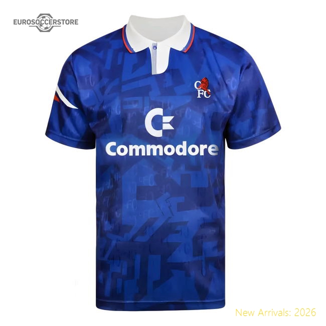 Score Draw Chelsea 1992 Retro Football Shirt-Football Jersey Hub