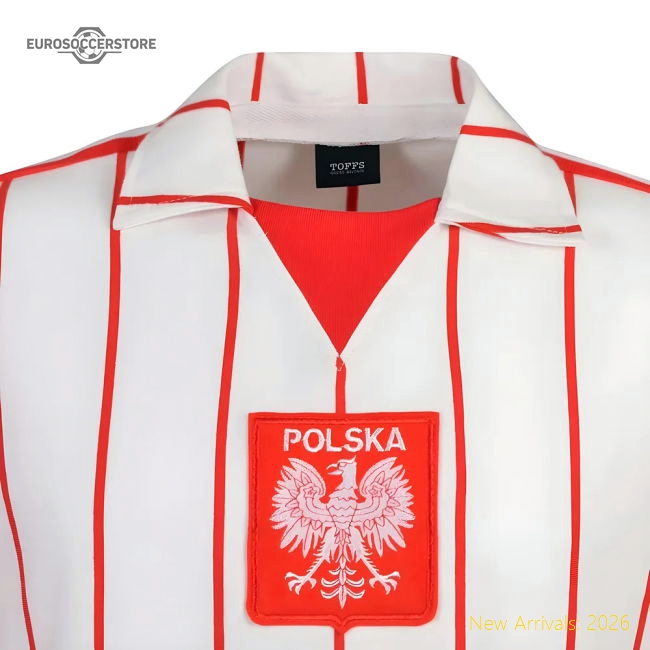 Poland 1982-84 Home Retro Football Shirt-Football Jersey Hub