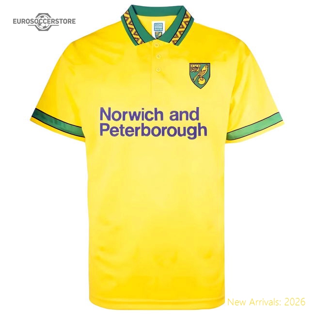 Norwich 1994 Home Retro Football Shirt (Pukki 22)-Football Jersey Hub