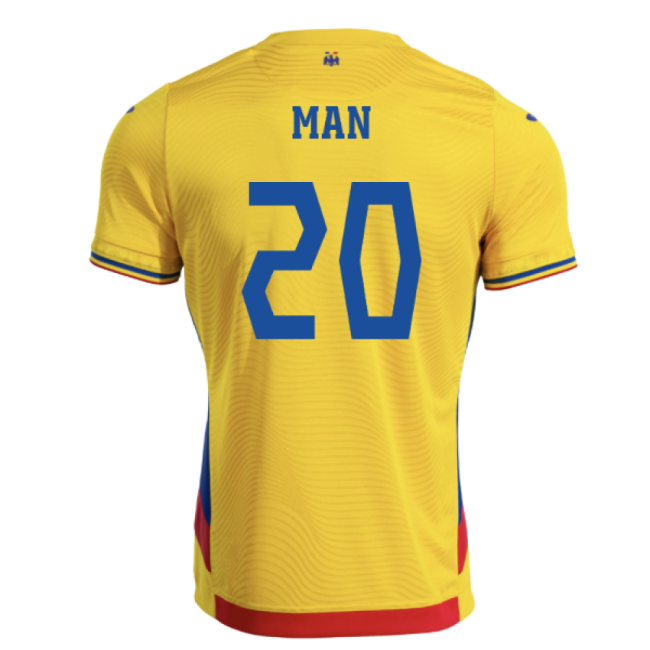 2025-2026 Romania Home Shirt (Man 20)-Football Jersey Hub