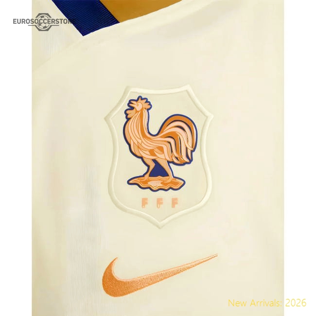 2025-2026 France Womens Team Away Shirt (Kids)-Football Jersey Hub