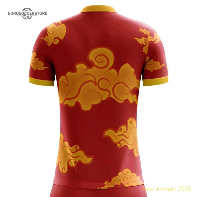 2018-2019 Guangzhou Evergrande Fans Culture Home Concept Shirt - Womens-Football Jersey Hub