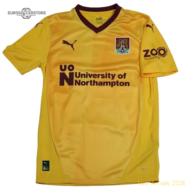 2024-2025 Northampton Town Away Shirt-Football Jersey Hub