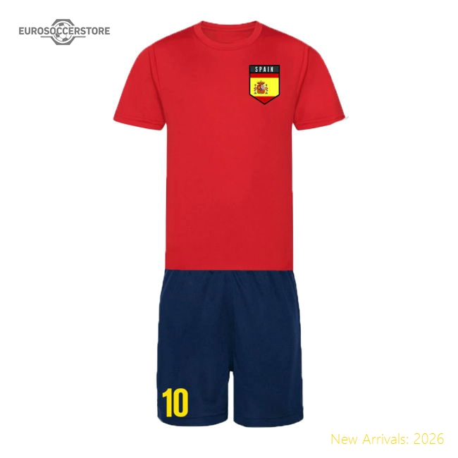 Personalised Spain Training Kit-Football Jersey Hub