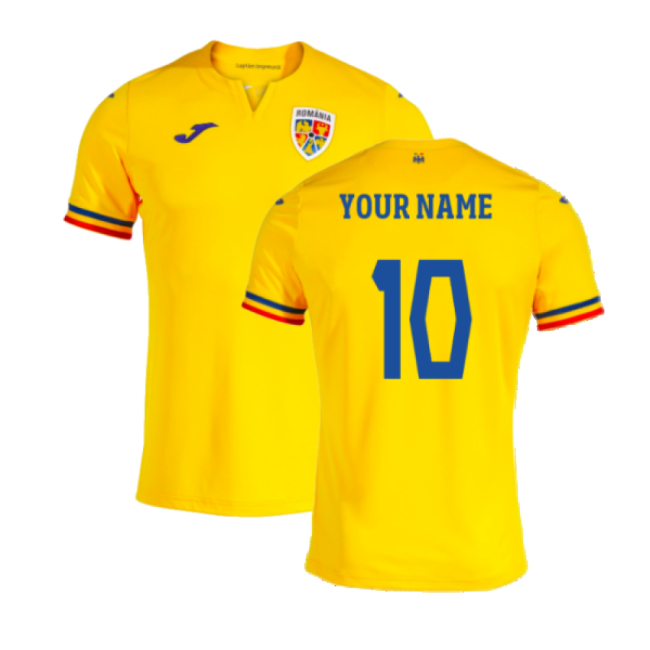 2023-2024 Romania Home Shirt (Your Name)-Football Jersey Hub