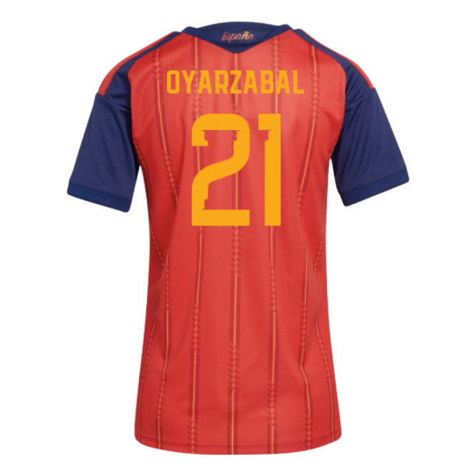 2026-2027 Spain Home Shirt (Womens) (Oyarzabal 21)-Football Jersey Hub