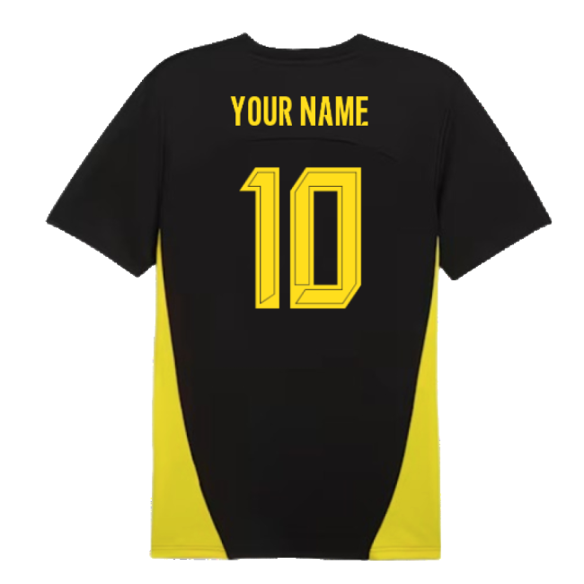 2024-2025 Borussia Dortmund Training Shirt (Black) (Your Name)-Football Jersey Hub