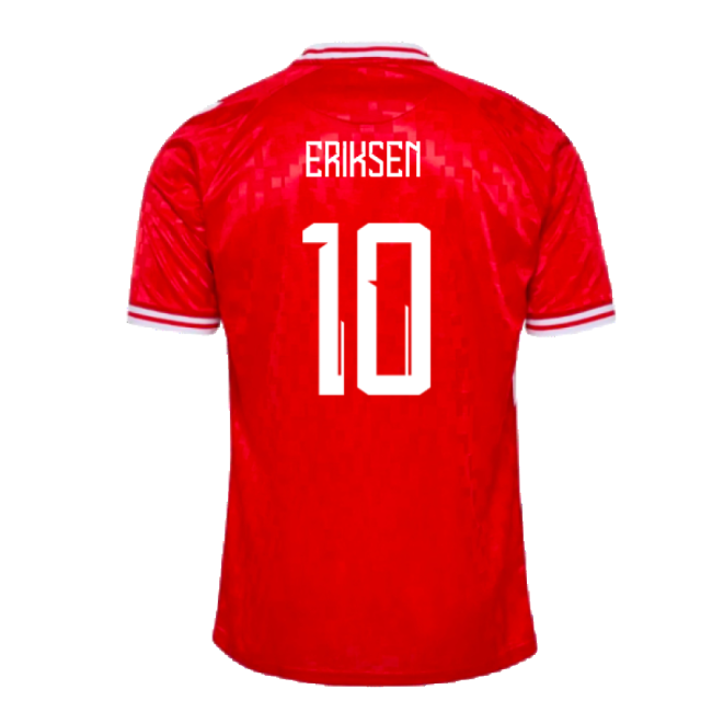 2024-2025 Denmark Home Shirt (Eriksen 10)-Football Jersey Hub