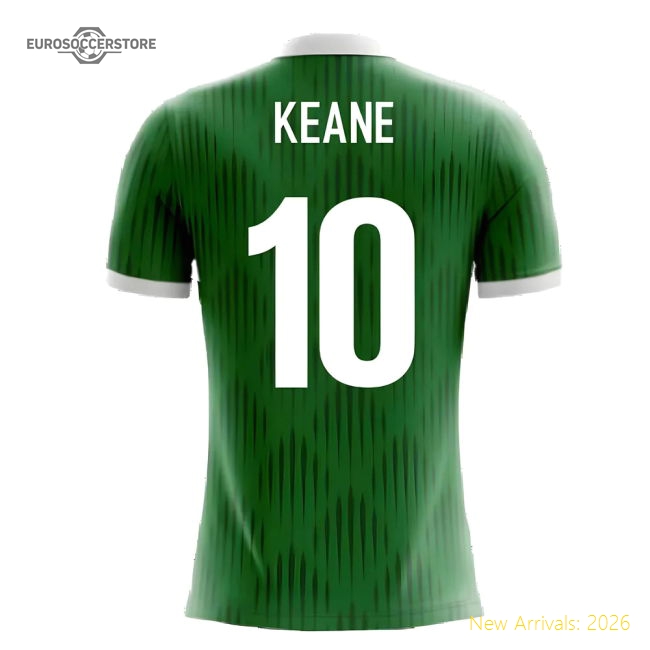 2025-2026 Ireland Airo Concept Home Shirt (Keane 10) - Kids-Football Jersey Hub