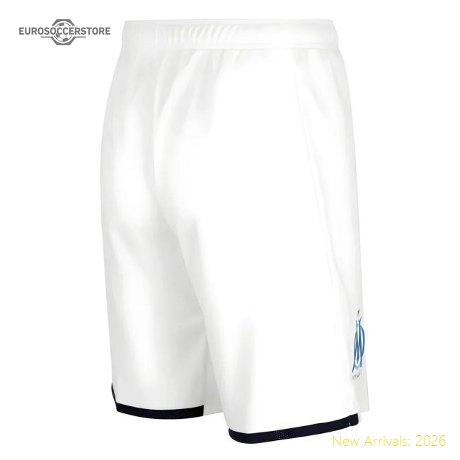 Marsille Home Shorts (White)-Football Jersey Hub