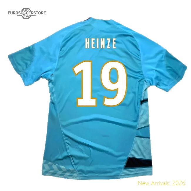 Marseille 2009-10 Away Shirt ((Excellent) M) (Heinze 19)-Football Jersey Hub