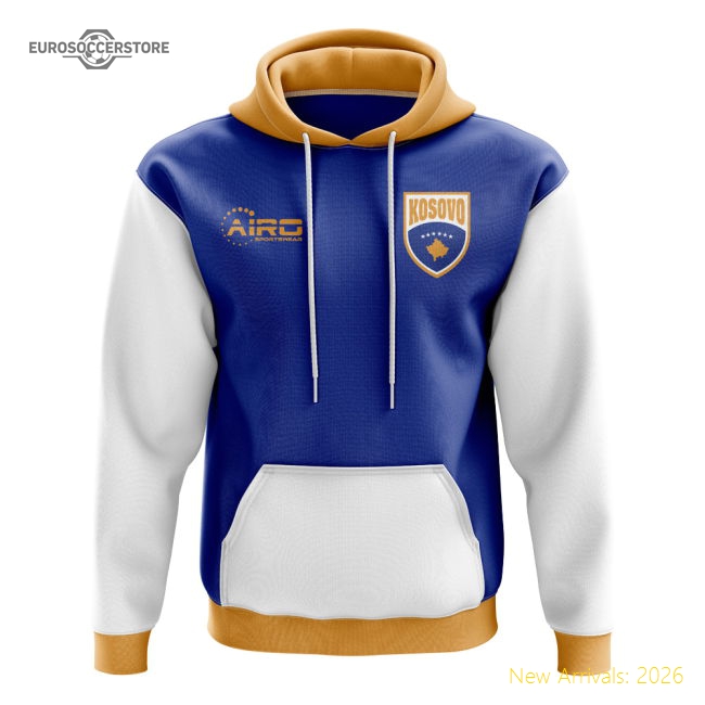 Kosovo Concept Country Football Hoody (Blue)-Football Jersey Hub