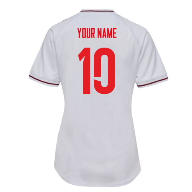 2025-2026 Denmark Womens Away Shirt (Ladies) (Your Name)-Football Jersey Hub
