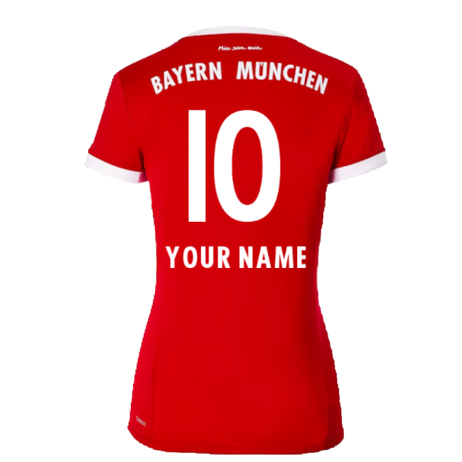 Bayern Munich 2017-18 Womens Home Shirt (XL) ((Excellent) XL) (Your Name)-Football Jersey Hub