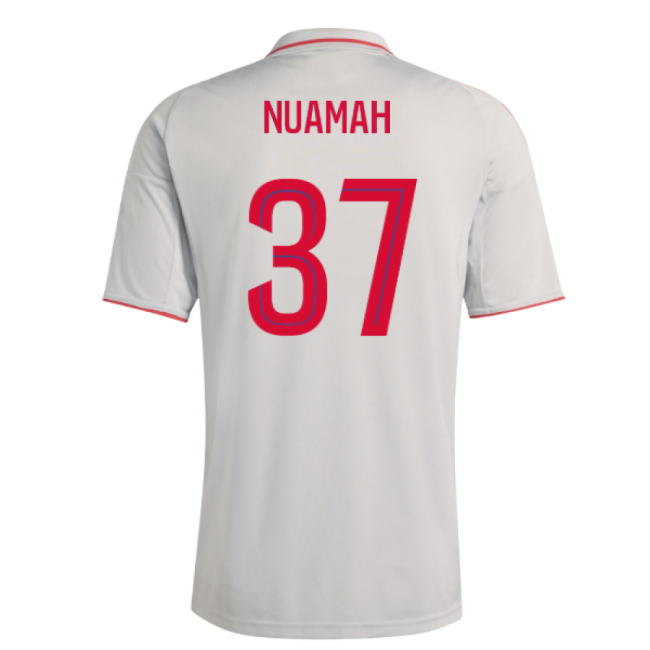 2025-2026 Olympique Lyon Third Shirt (Nuamah 37)-Football Jersey Hub