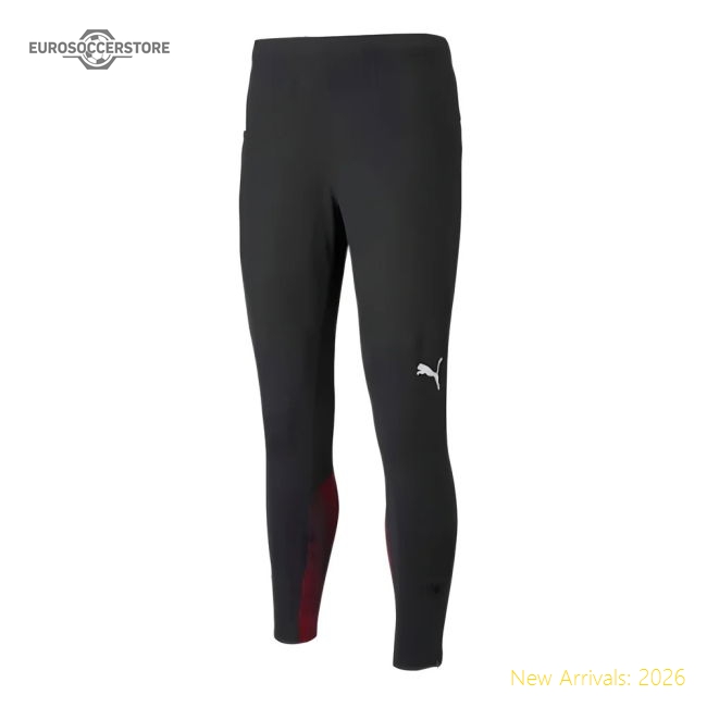 2021-2022 AC Milan Pro Training Pants (Black)-Football Jersey Hub