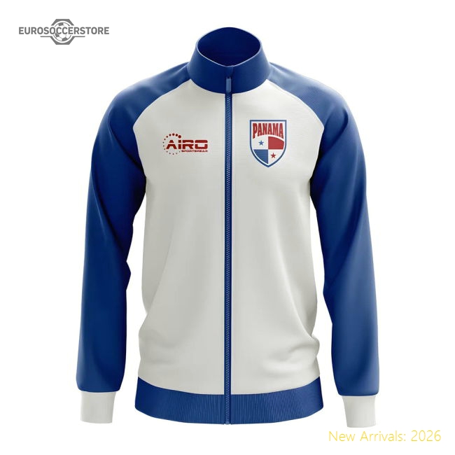 Panama Concept Football Track Jacket (White) - Kids-Football Jersey Hub