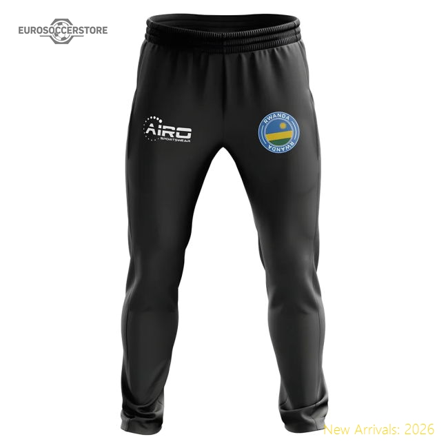 Rwanda Concept Football Training Pants (Black)-Football Jersey Hub