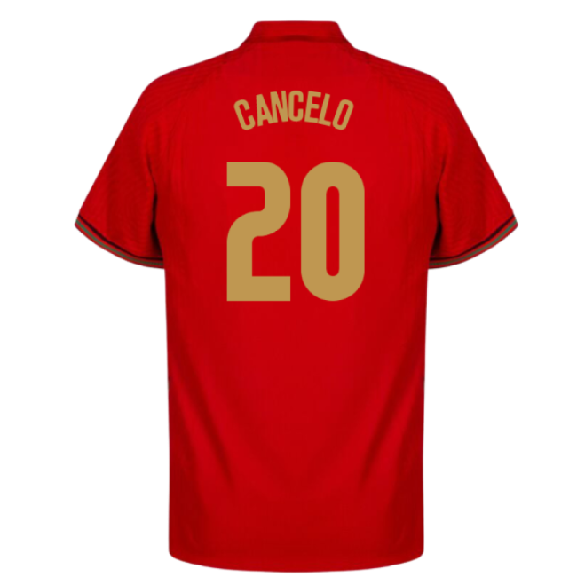 2020-2021 Portugal Home Shirt (Cancelo 20)-Football Jersey Hub