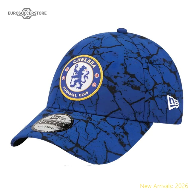 2022-2023 Chelsea Lion Crest MARBLE 9FORTY Calming Blue-Football Jersey Hub