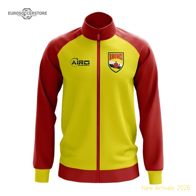 Brunei Concept Football Track Jacket (Yellow) - Kids-Football Jersey Hub