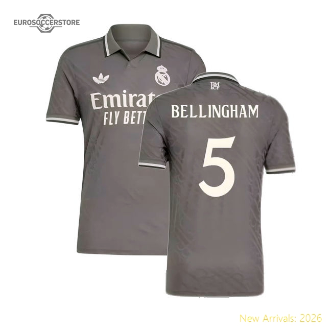 2024-2025 Real Madrid Third Shirt (Bellingham 5)-Football Jersey Hub