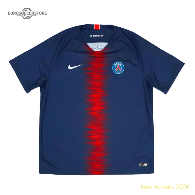 2018-2019 PSG Home Shirt (no sponsor)-Football Jersey Hub
