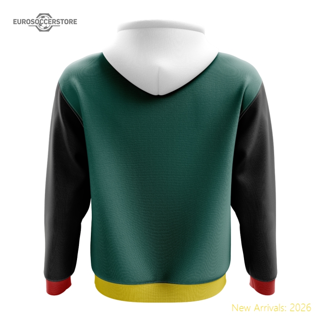 Mozambique Concept Country Football Hoody (Green)-Football Jersey Hub