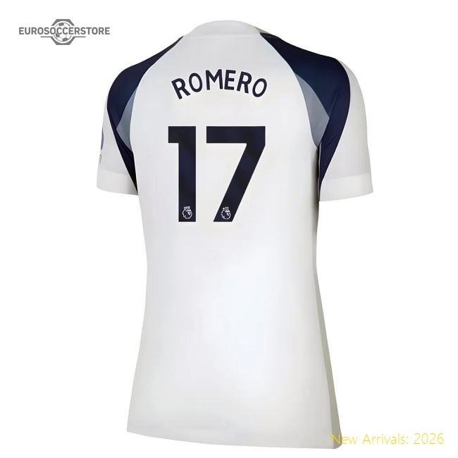 2025-2026 Tottenham Home Shirt (Womens) (Romero 17)-Football Jersey Hub