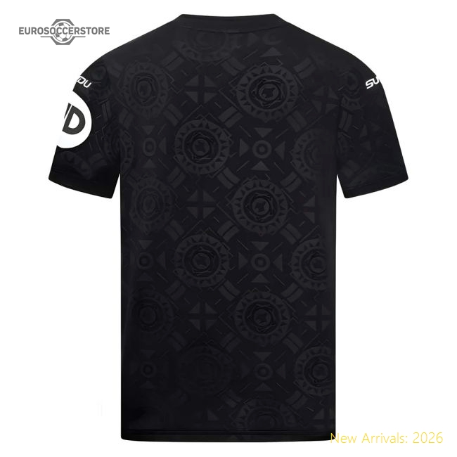 2025-2026 Wolves Goalkeeper Home Shirt (Black) - Kids-Football Jersey Hub