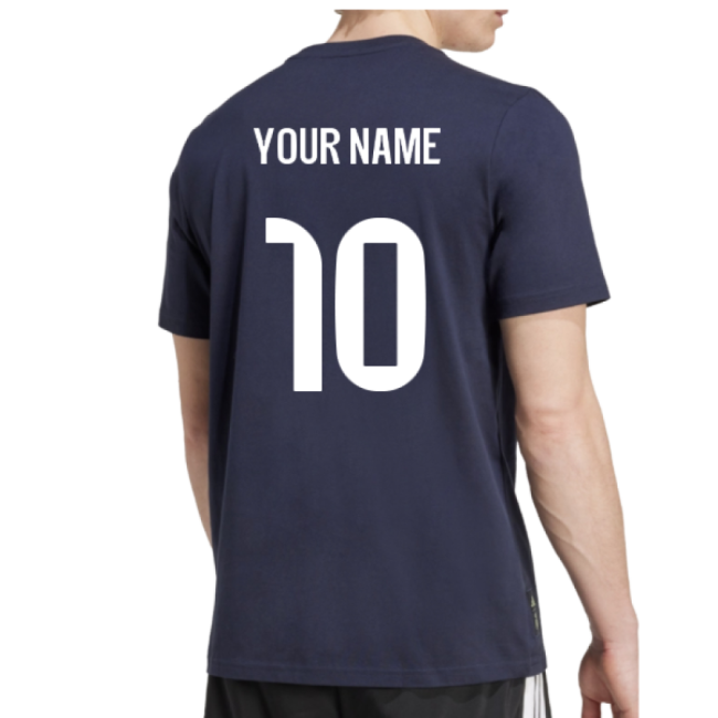 2025-2026 Real Madrid Seasonal Graphic Tee (Legend Ink) (Your Name)-Football Jersey Hub