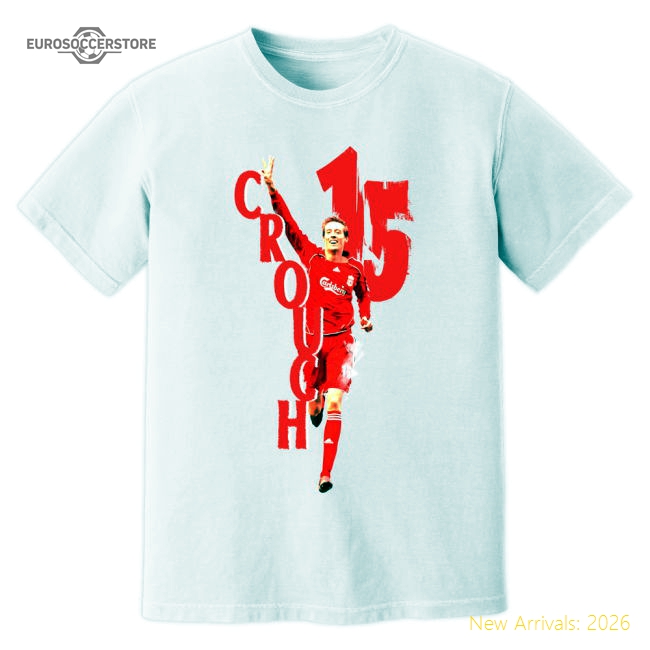 Peter Crouch Liverpool Premier League Legend T-Shirt (White)-Football Jersey Hub