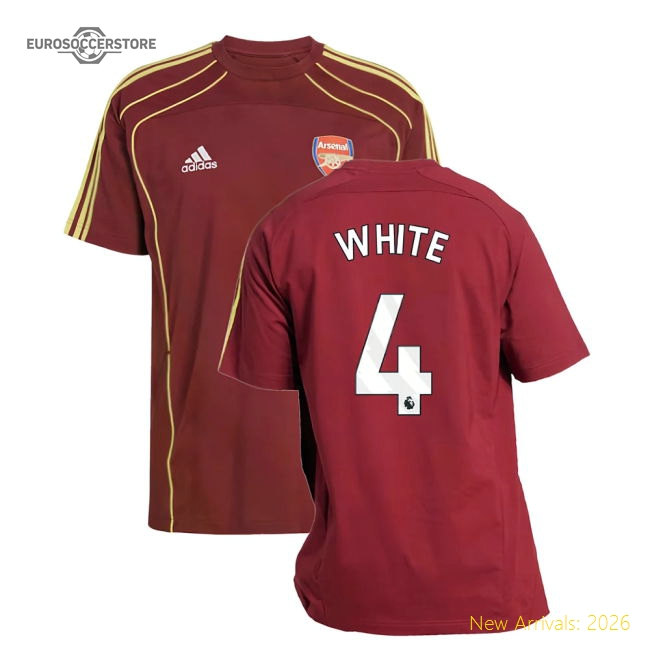 2025-2026 Arsenal UBP Tee (Noble Maroon) (White 4)-Football Jersey Hub