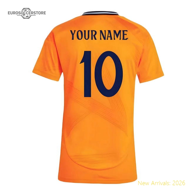 2024-2025 Real Madrid Away Shirt (Womens) (Your Name)-Football Jersey Hub