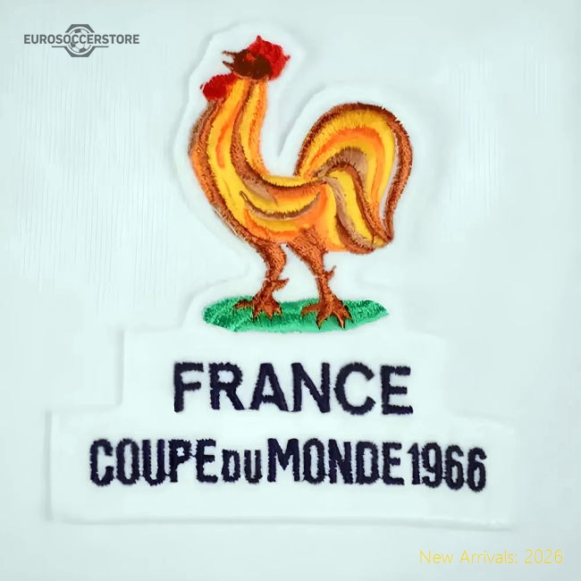 France 1966 World Cup Group 1 Retro Football Shirt-Football Jersey Hub
