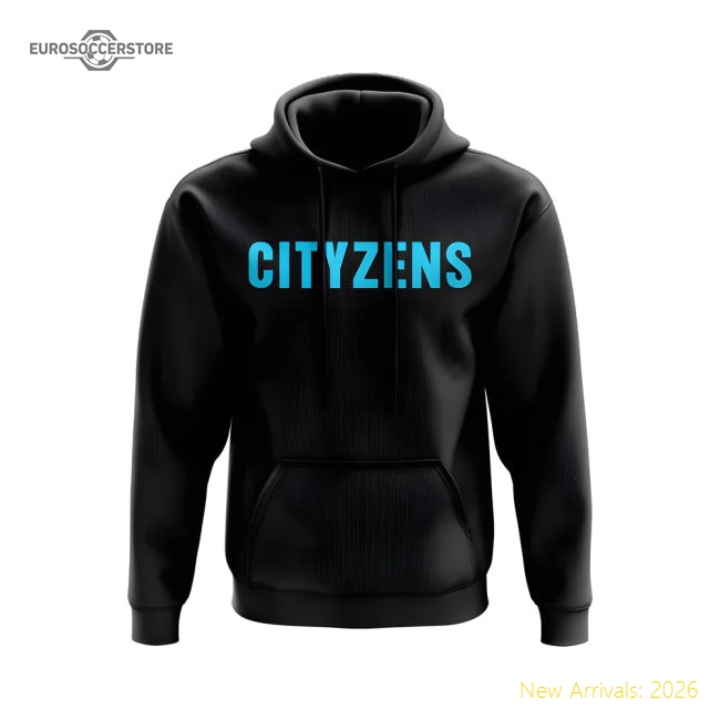 Manchester City Cityzens Hoody (Black)-Football Jersey Hub