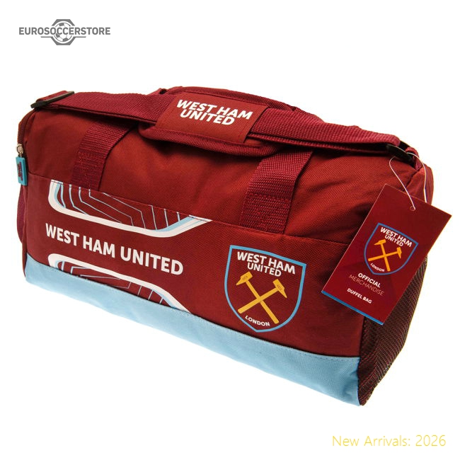 West Ham United FC Flash Duffle Bag-Football Jersey Hub