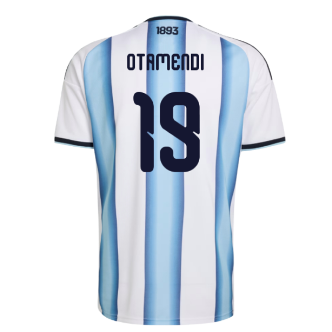 2026-2027 Argentina Home Shirt (Otamendi 19)-Football Jersey Hub