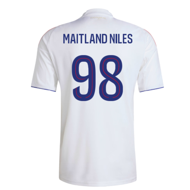 2025-2026 Olympique Lyon Home Shirt (Maitland Niles 98)-Football Jersey Hub