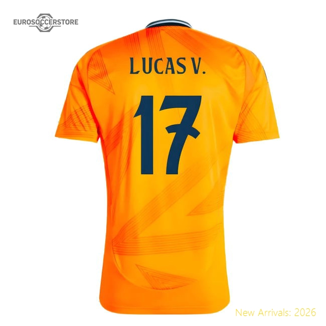 2024-2025 Real Madrid Away Shirt (Lucas V. 17)-Football Jersey Hub