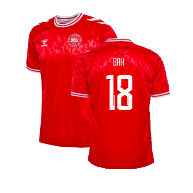 2024-2025 Denmark Home Shirt (Bah 18)-Football Jersey Hub
