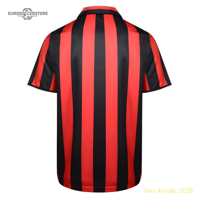 Score Draw Ac Milan 1988 Retro Football Shirt-Football Jersey Hub