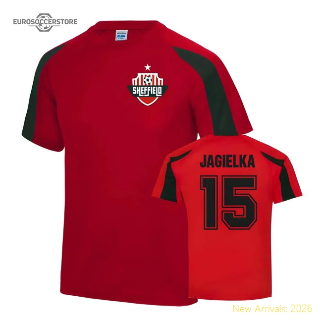 Phil Jagielka Sheffield United Sports Training Jersey (Red)-Football Jersey Hub