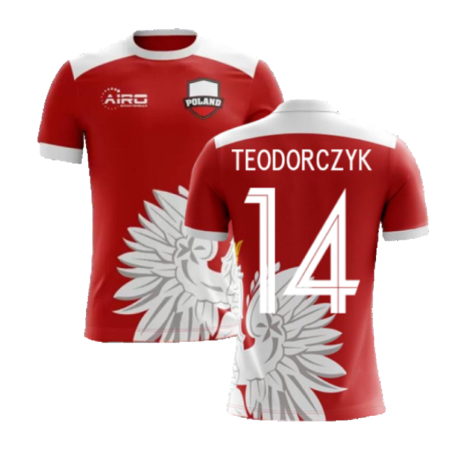 2025-2026 Poland Away Concept Football Shirt (Teodorczyk 14) - Kids-Football Jersey Hub