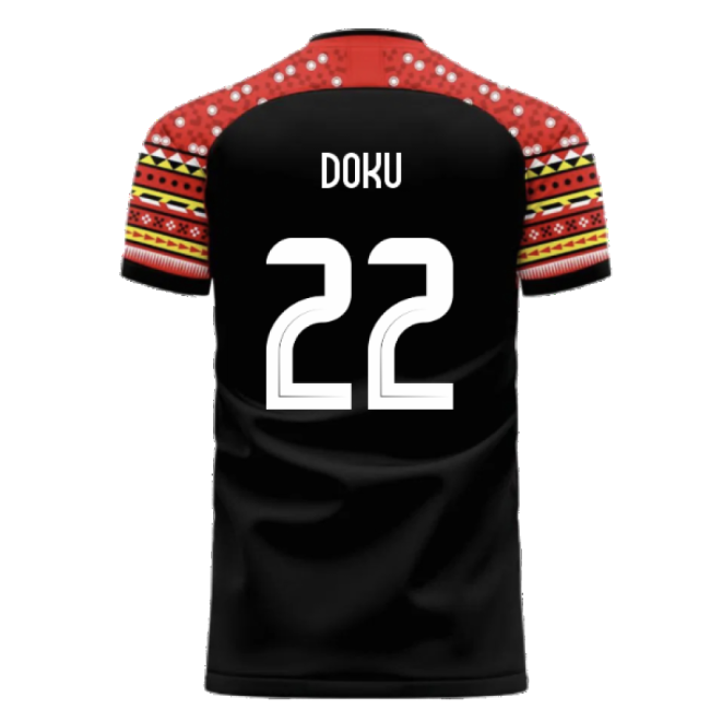 Belgium 2024-2025 Away Concept Football Kit (Libero) (7-8y) (BNWT) (Doku 22)-Football Jersey Hub