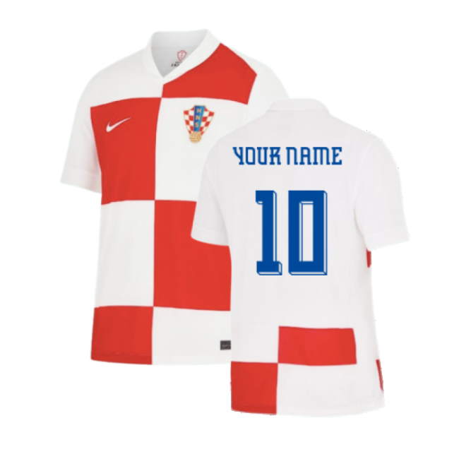 2024-2025 Croatia Home Shirt (Your Name)-Football Jersey Hub