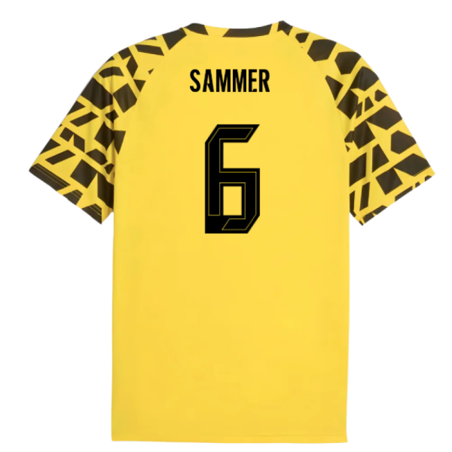 2025-2026 Borussia Dortmund Warm Up Jersey (Yellow) (Sammer 6)-Football Jersey Hub