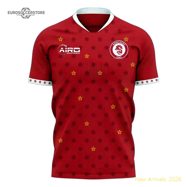 Hong Kong 2025-2026 Home Concept Football Kit (Libero)-Football Jersey Hub