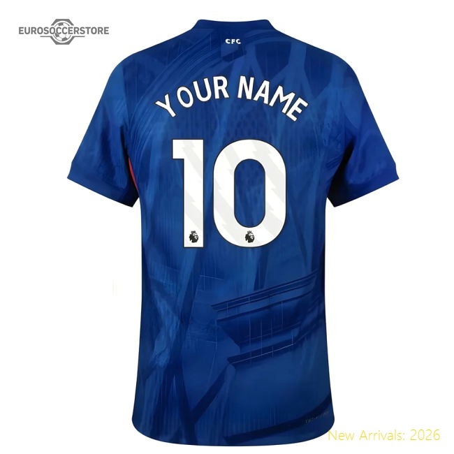 2025-2026 Chelsea Home Authentic Shirt (Your Name)-Football Jersey Hub